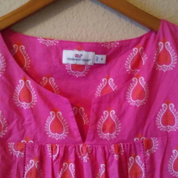 Vineyard Vines block print dress - Picture 3 of 5